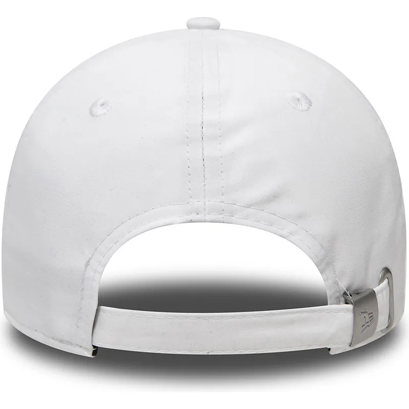 weisse-verstellbare-curved-cap-9forty-flawless-logo-der-new-york-yankees-mlb-von-new-era