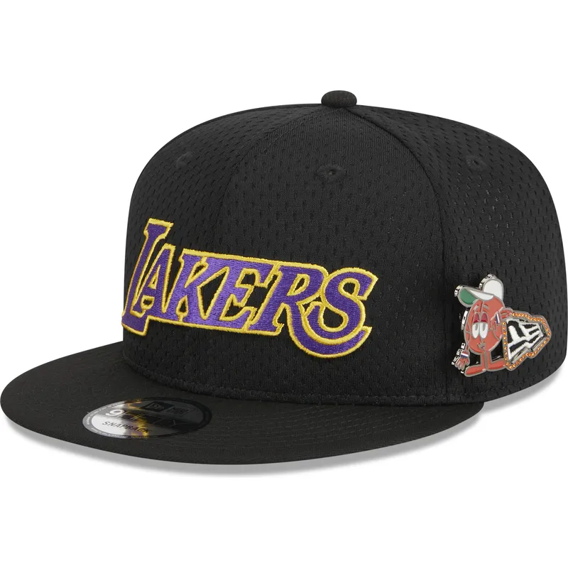 sapkak-lapos-fekete-snapback-9fifty-post-up-pin-los-angeles-lakers-nba-new-era