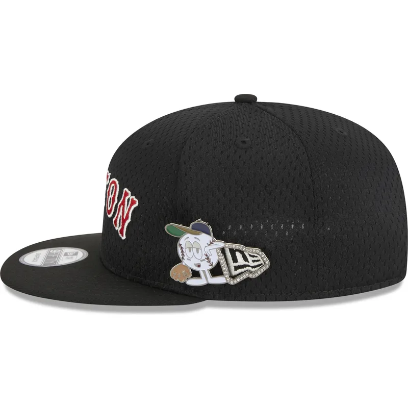 sapkak-lapos-fekete-snapback-9fifty-post-up-pin-boston-red-sox-mlb-new-era