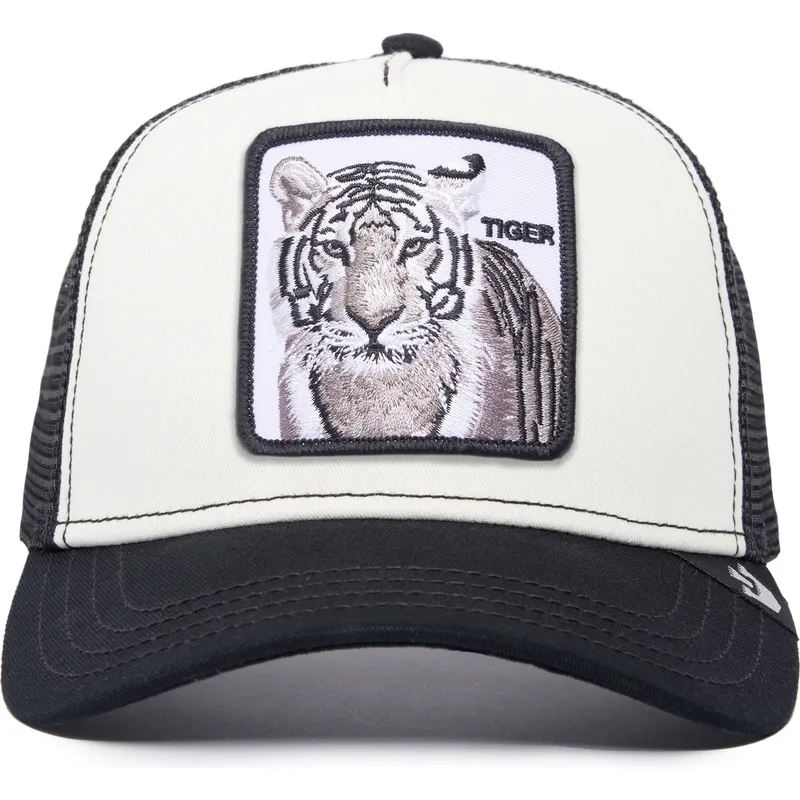 trucker-cap-weiss-und-schwarz-tiger-the-white-tiger-the-farm-von-goorin-bros