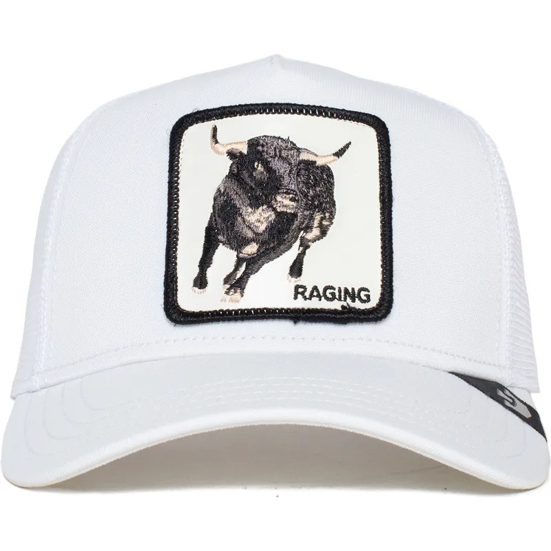 trucker-cap-weiss-stier-raging-platinum-rage-the-farm-von-goorin-bros