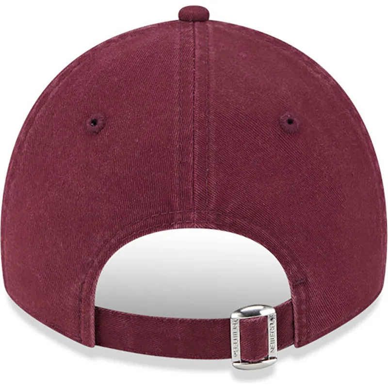 verstellbare-9twenty-league-essential-kappe-in-burgunderrot-der-los-angeles-dodgers-mlb-von-new-era