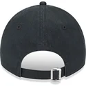 schwarze-verstellbare-9twenty-league-essential-kappe-mit-gebogenem-schirm-der-new-york-yankees-mlb-von-new-era