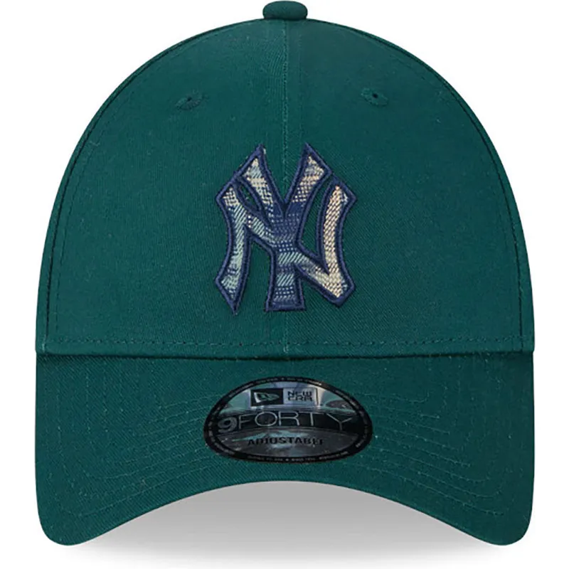 sapkak-ivelt-zold-allithato-9forty-check-infill-new-york-yankees-mlb-new-era