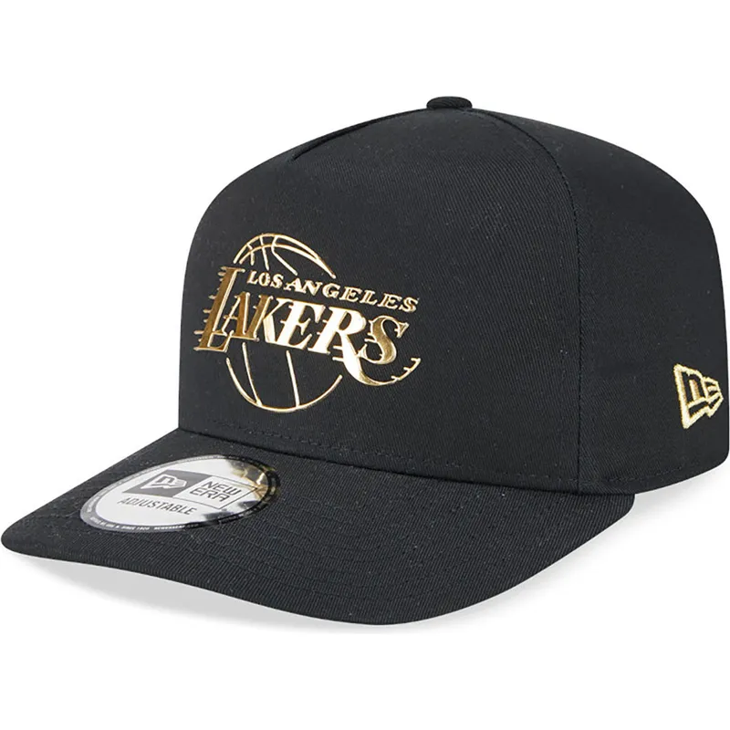 sapkak-ivelt-fekete-snapback-a-frame-foil-pack-los-angeles-lakers-nba-new-era