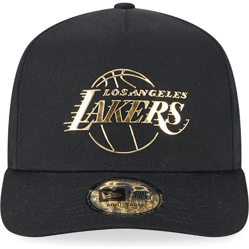 sapkak-ivelt-fekete-snapback-a-frame-foil-pack-los-angeles-lakers-nba-new-era
