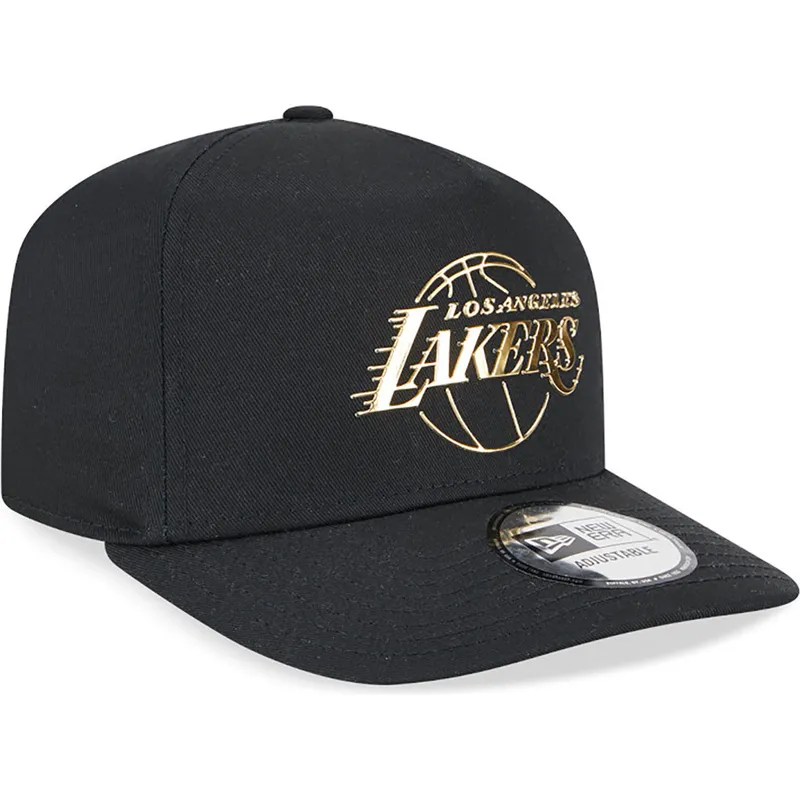 sapkak-ivelt-fekete-snapback-a-frame-foil-pack-los-angeles-lakers-nba-new-era