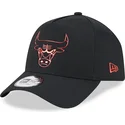 sapkak-ivelt-fekete-snapback-a-frame-foil-pack-chicago-bulls-nba-new-era