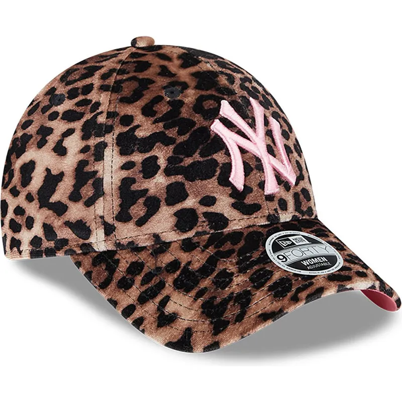 cap-ivelt-leopard-reguliruema-lenta-rosa-9forty-velour-new-york-yankees-mlb-new-era