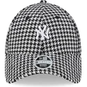sapkak-ivelt-fekete-allithato-9forty-houndstooth-new-york-yankees-mlb-new-era