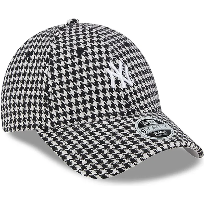 sapkak-ivelt-fekete-allithato-9forty-houndstooth-new-york-yankees-mlb-new-era sapkak-ivelt-fekete-allithato-9forty-houndstooth-new-york-yankees-mlb-new-era