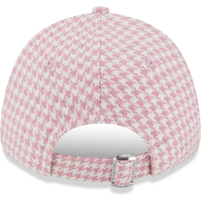 sapkak-ivelt-rozsaszin-allithato-9forty-houndstooth-los-angeles-dodgers-mlb-new-era