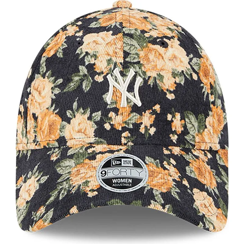 sapkak-ivelt-sotetkek-allithato-9forty-floral-cord-new-york-yankees-mlb-new-era