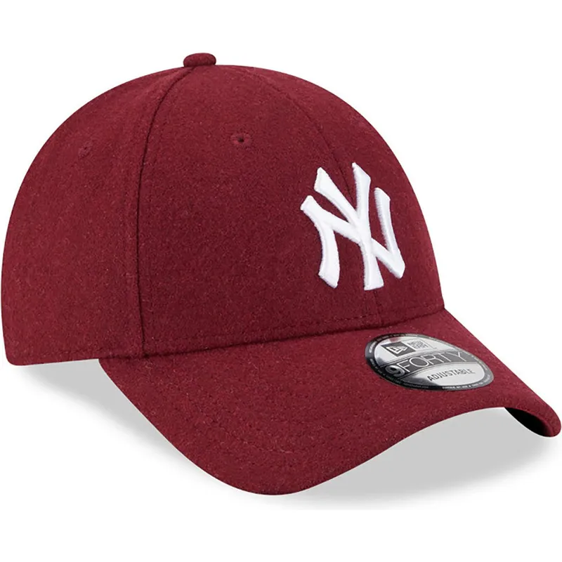 sapkak-ivelt-piros-allithato-9forty-essential-melton-wool-new-york-yankees-mlb-new-era