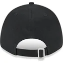 schwarze-verstellbare-kappe-mit-gebogenem-schirm-und-violettem-logo-9forty-league-essential-der-new-york-yankees-mlb-von-new-era