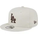 sapkak-lapos-bezs-snapback-9fifty-league-essential-los-angeles-dodgers-mlb-new-era