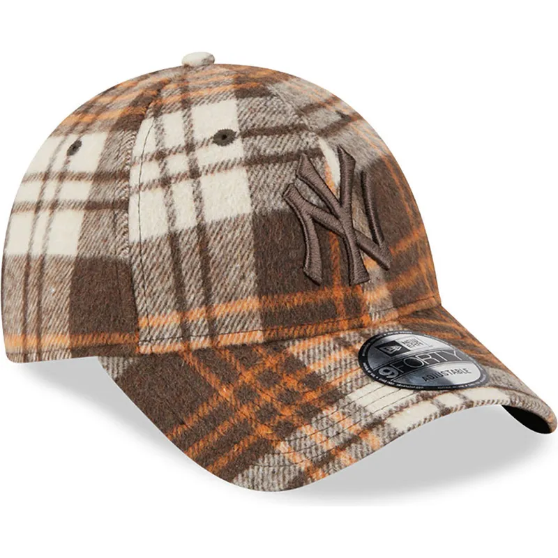 sapkak-ivelt-barna-allithato-9forty-check-new-york-yankees-mlb-new-era