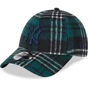 sapkak-ivelt-zold-allithato-9forty-check-new-york-yankees-mlb-new-era