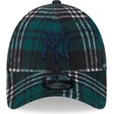 sapkak-ivelt-zold-allithato-9forty-check-new-york-yankees-mlb-new-era