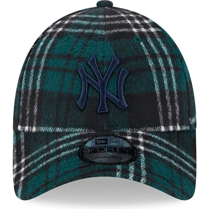 sapkak-ivelt-zold-allithato-9forty-check-new-york-yankees-mlb-new-era