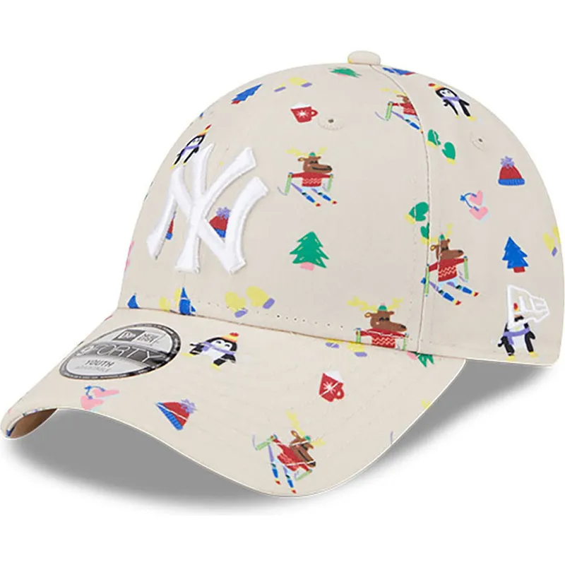 sapkak-ivelt-bezs-allithato-gyereknek-9forty-festive-new-york-yankees-mlb-new-era