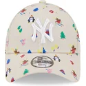 sapkak-ivelt-bezs-allithato-gyereknek-9forty-festive-new-york-yankees-mlb-new-era