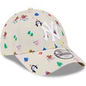 sapkak-ivelt-bezs-allithato-gyereknek-9forty-festive-new-york-yankees-mlb-new-era