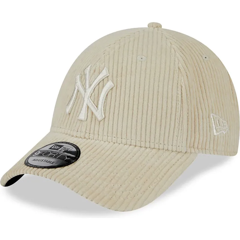 cap-ivelt-bezhov-reguliruema-lenta-9forty-wide-cord-new-york-yankees-mlb-new-era