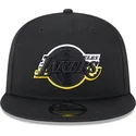 los-angeles-lakers-nba-new-era-9fifty-split-logo-schwarze-snapback-kappe