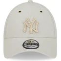 sapkak-ivelt-bezs-allithato-9forty-washed-canvas-new-york-yankees-mlb-new-era