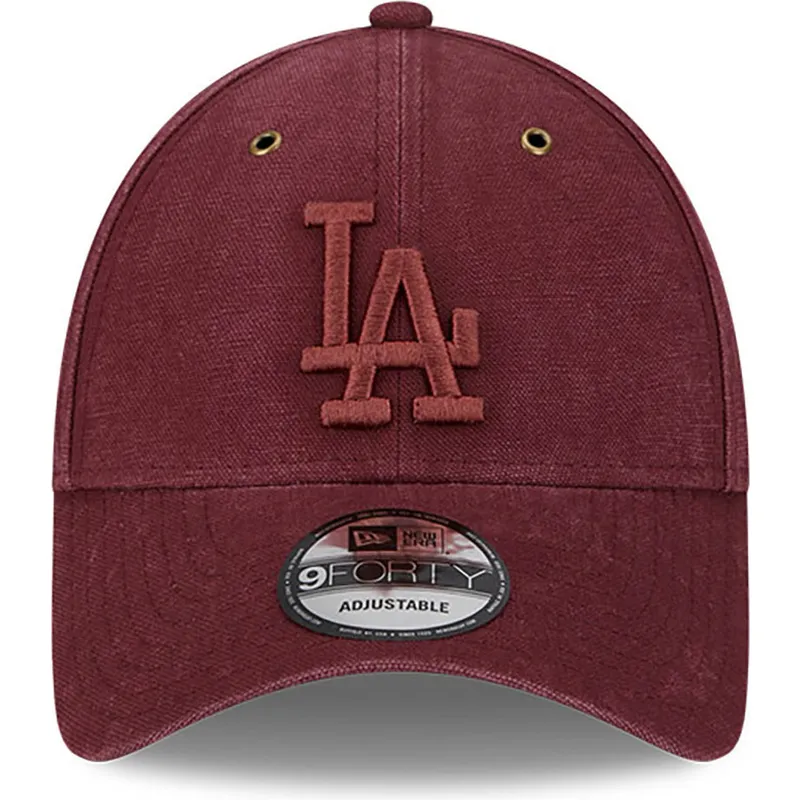 sapkak-ivelt-piros-allithato-9forty-washed-canvas-los-angeles-dodgers-mlb-new-era