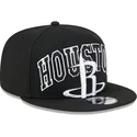 svart-platt-snapbackkeps-9fifty-tip-off-2023-houston-rockets-nba-fran-new-era