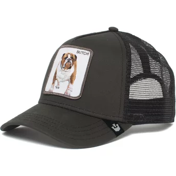Goorin Bros. Bulldog Butch Brutus Drake The Farm Black Trucker Hat