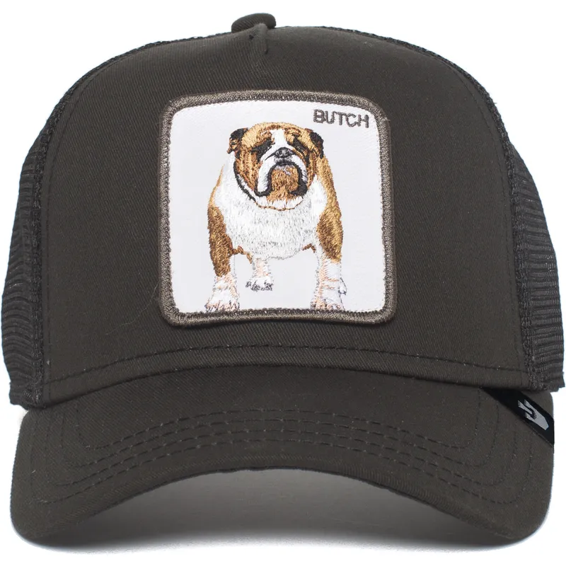 trucker-cap-schwarz-bulldogge-butch-brutus-drake-the-farm-von-goorin-bros
