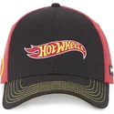 capslab-hot-wheels-snapback-kappe-htw1-lo2-in-schwarz-und-rot
