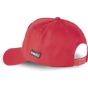 rote-snapback-kappe-mit-gebogenem-schirm-monkey-d-luffy-luf9-one-piece-von-capslab