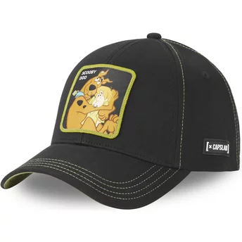 Capslab Curved Brim Scooby-Doo and Shaggy Rogers SD9 Black Snapback Cap