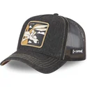 schwarze-denim-trucker-kappe-coyote-loo8-coy2-looney-tunes-von-capslab