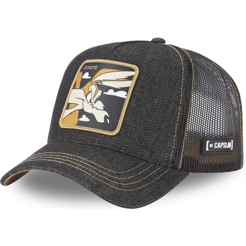 sapkak-ivelt-fekete-snapback-denim-loo8-coy2-kojot-looney-tunes-capslab