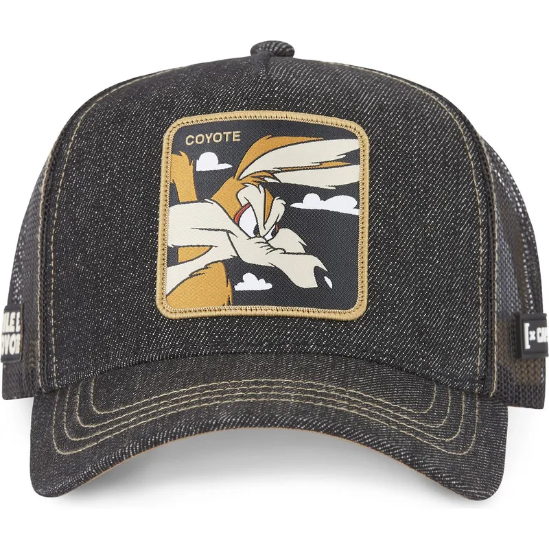 sapkak-ivelt-fekete-snapback-denim-loo8-coy2-kojot-looney-tunes-capslab