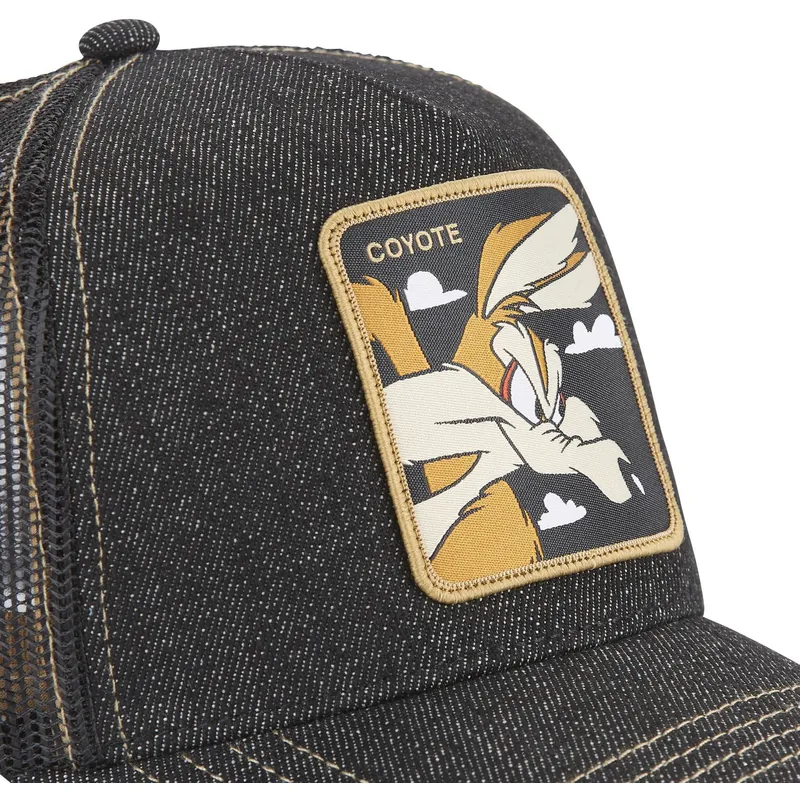 sapkak-ivelt-fekete-snapback-denim-loo8-coy2-kojot-looney-tunes-capslab