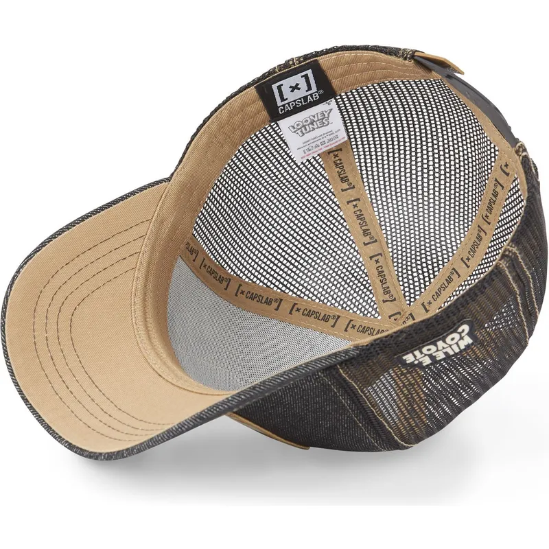 sapkak-ivelt-fekete-snapback-denim-loo8-coy2-kojot-looney-tunes-capslab