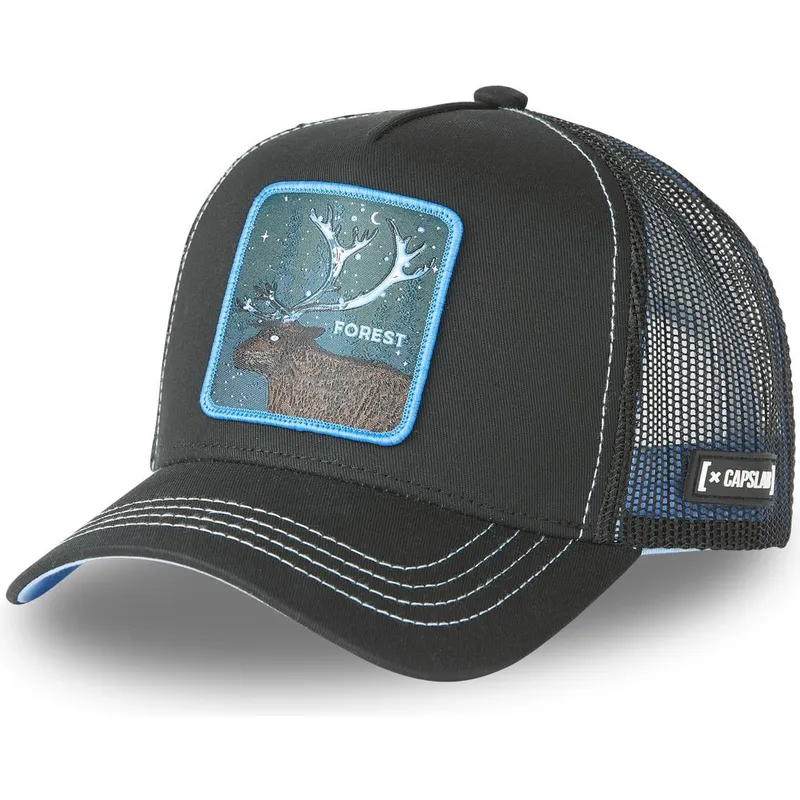 sapkak-ivelt-fekete-snapback-forest-cas2-for1-szarvas-mitikus-lenyek-capslab