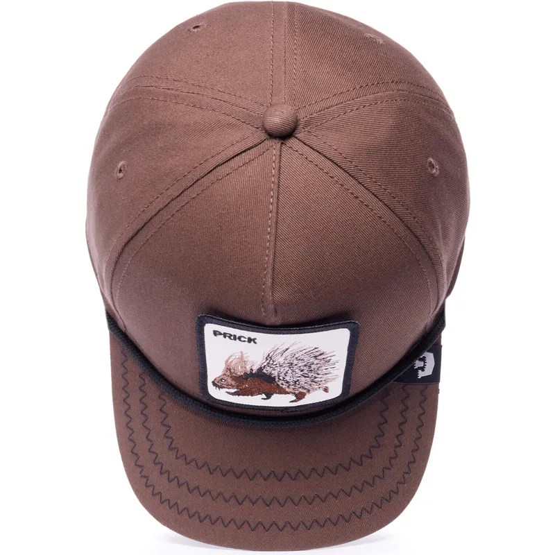 sapkak-ivelt-barna-snapback-prick-porcupine-100-the-farm-all-over-canvas-the-farm-goorin-bros