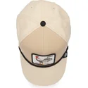 goorin-bros-beige-snapback-kappe-mit-gebogenem-schirm-gallo-cock-rooster-100-the-farm-all-over-canvas