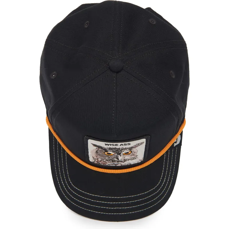 sapkak-ivelt-fekete-snapback-wise-owl-100-the-farm-all-over-canvas-the-farm-goorin-bros sapkak-ivelt-fekete-snapback-wise-owl-100-the-farm-all-over-canvas-the-farm-goorin-bros