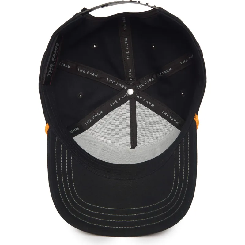 schwarze-gebogene-snapback-kappe-eule-wise-owl-100-the-farm-all-over-canvas-von-goorin-bros