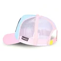 capslab-looney-tunes-piolin-loo8-twe1-blau-weiss-rosa-trucker-kappe