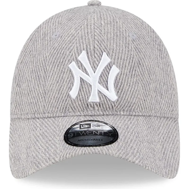sapkak-ivelt-szurke-allithato-9twenty-herringbone-new-york-yankees-mlb-new-era