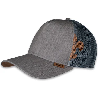 Sapkák ívelt szürke snapback HFT Linen 2014 Djinns